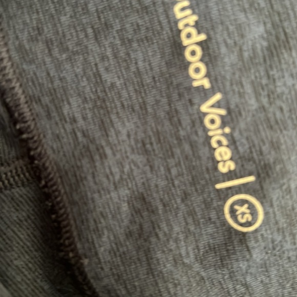 2 pairs of Outdoor Voices workout pants. XS. Navy, grey and denim. - Picture 2 of 3